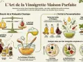 L'art de la vinaigrette maison parfaite : ratio, ingrédients, émulsion et personnalisation avec des saveurs originales.