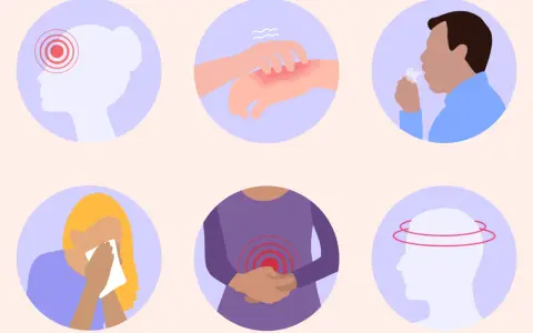 Symptômes d'une allergie : maux de tête, éruption cutanée, toux, éternuements, douleurs abdominales, vertiges. Peut-être une allergie au maquereau.