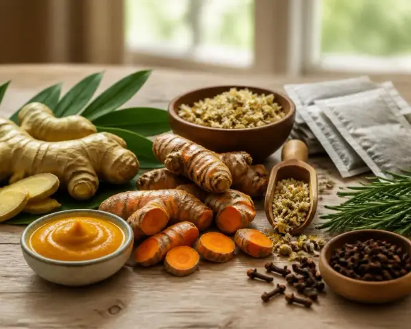 Curcuma, gingembre, romarin, clous de girofle : quel est l'anti-inflammatoire naturel le plus efficace ? Ces ingrédients naturels sont prêts à l'emploi.