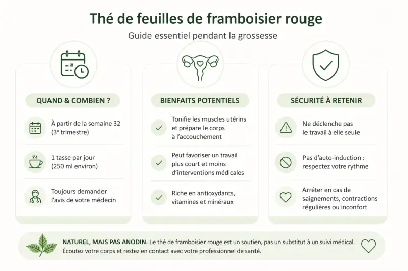 Guide sur le thé de feuilles de framboisier rouge : quand le boire, ses bienfaits potentiels et sa sécurité.